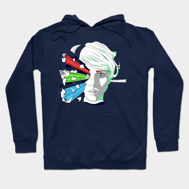 the head is cracking Hoodie by ByDesign